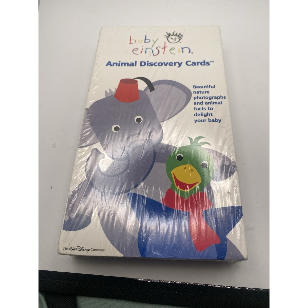 Baby Einstein 9 Mo+ Animal Discovery Cards New In Box